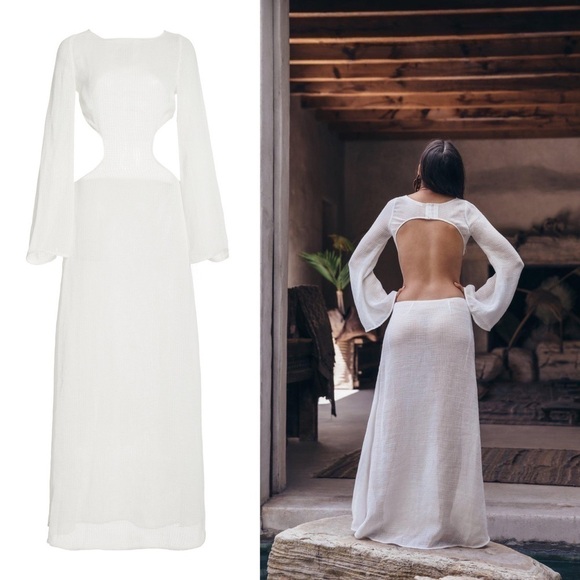 Cult Gaia Kamira Maxi Coverup M - Picture 12 of 14